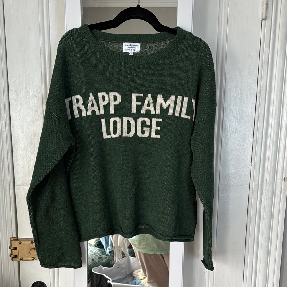 Green Trapp Family Lodge Sweater